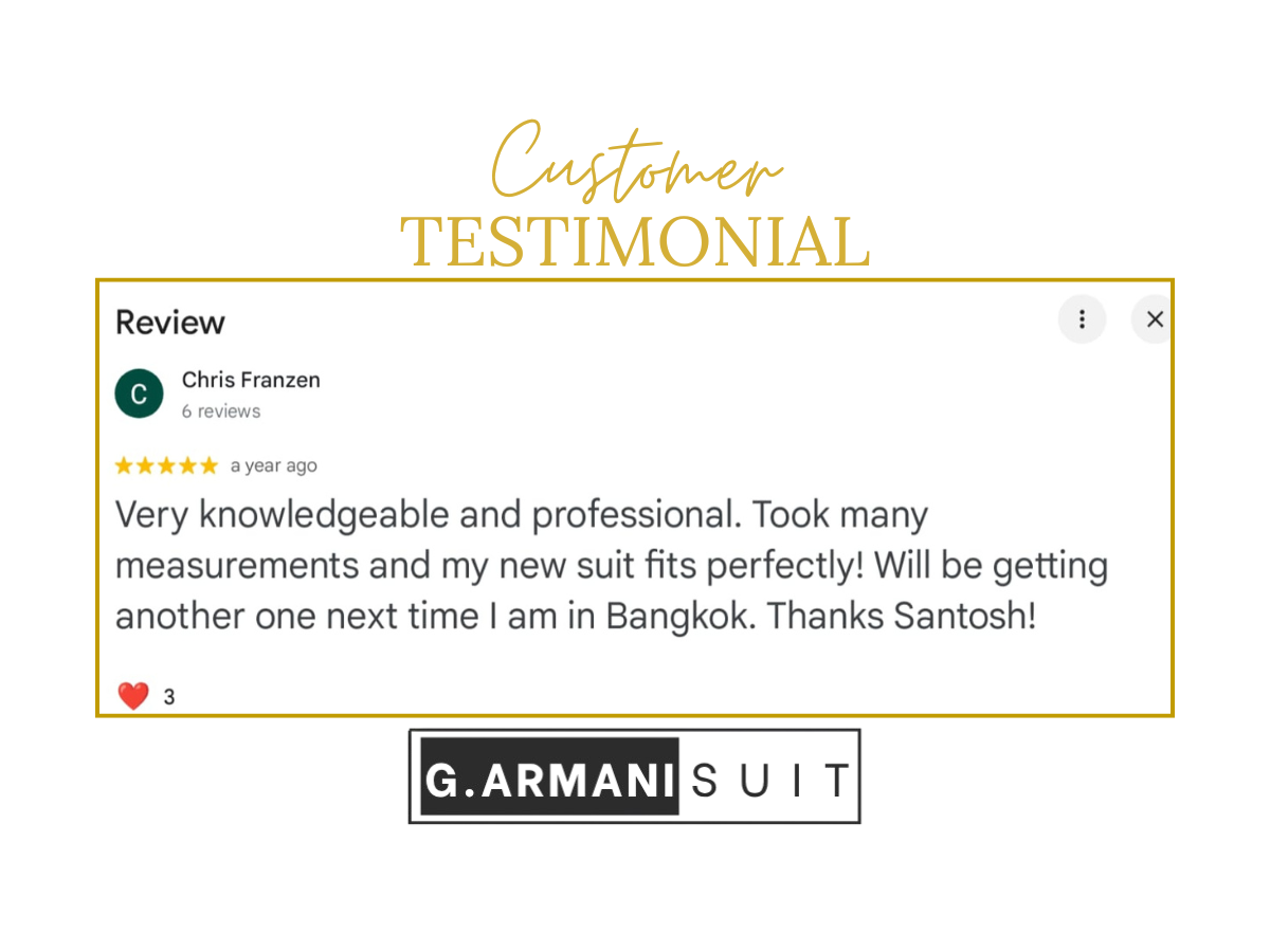 G.Armani Suit review