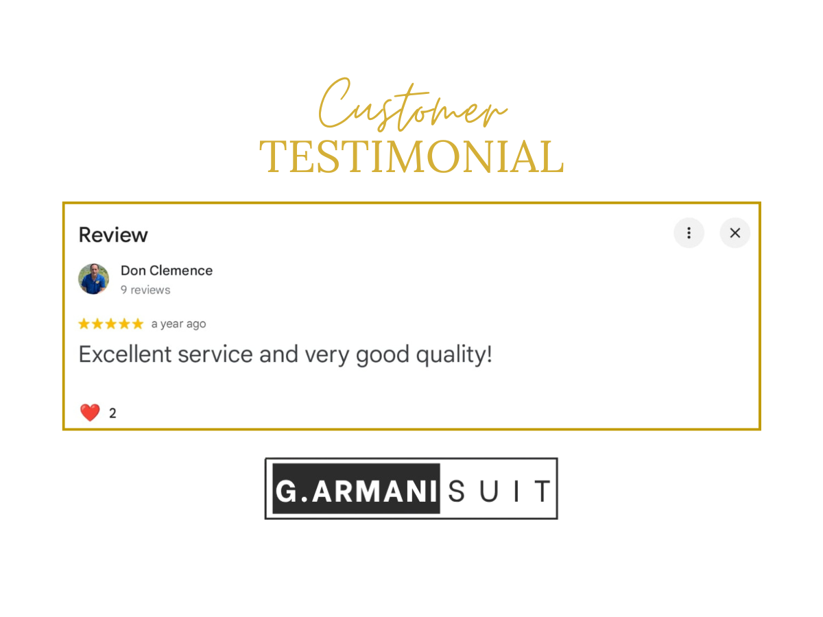 G.Armani Suit review