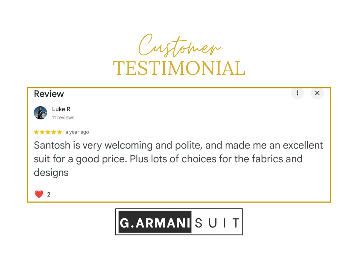 G.Armani Suit review