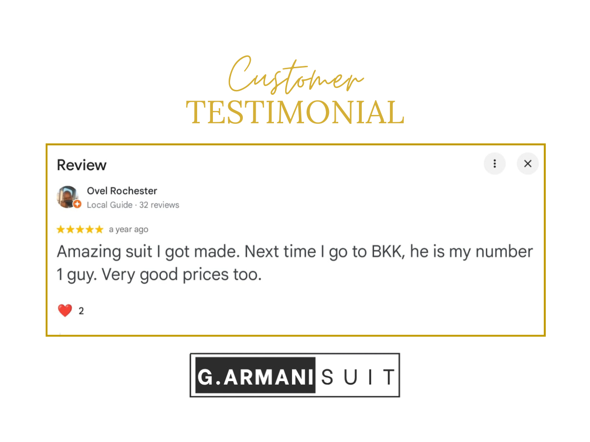G.Armani Suit review