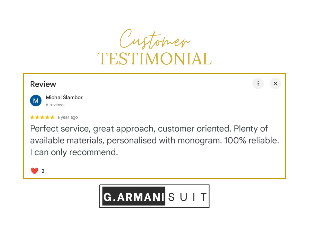 G.Armani Suit review