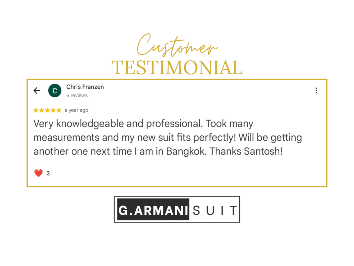 G.Armani Suit review