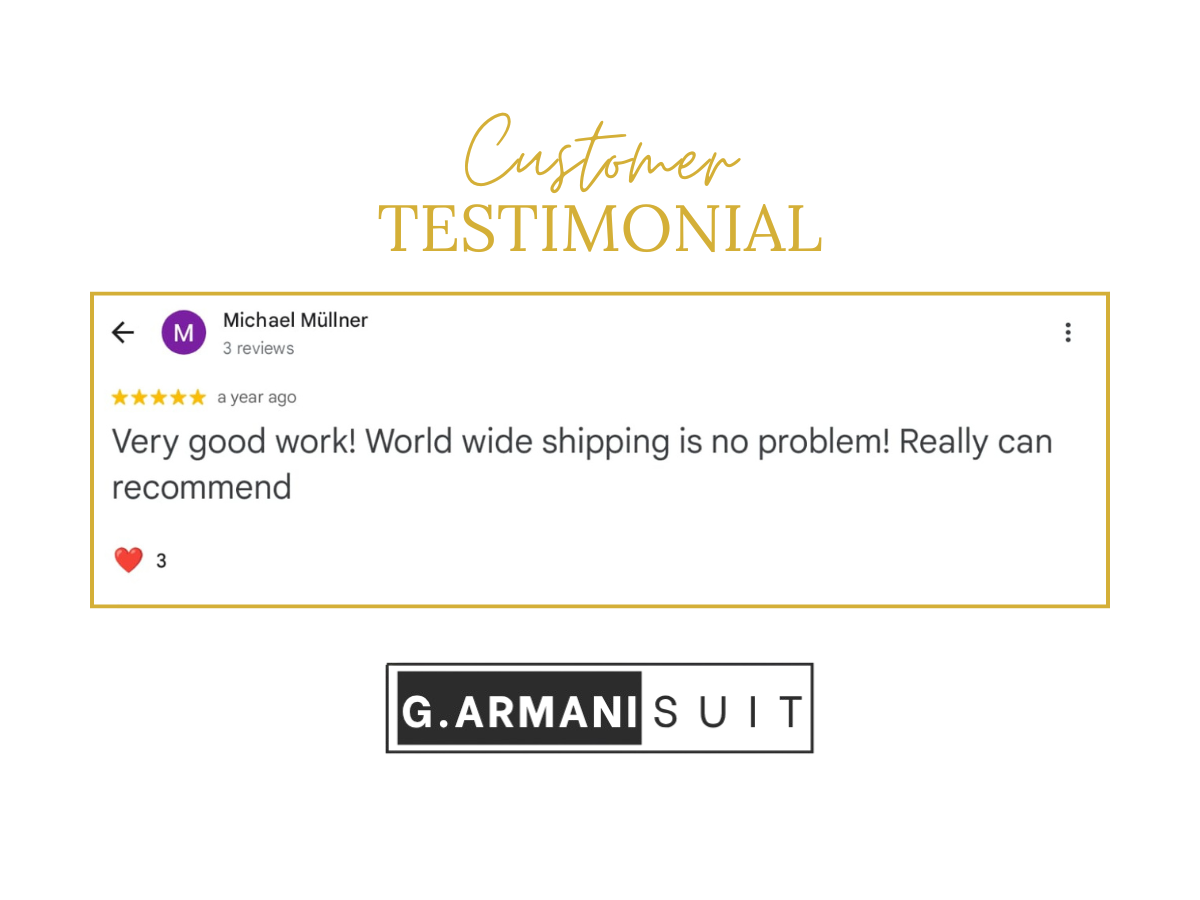 G.Armani Suit review