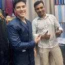 Great Molave in a bespoke suit by G.Armani Suit