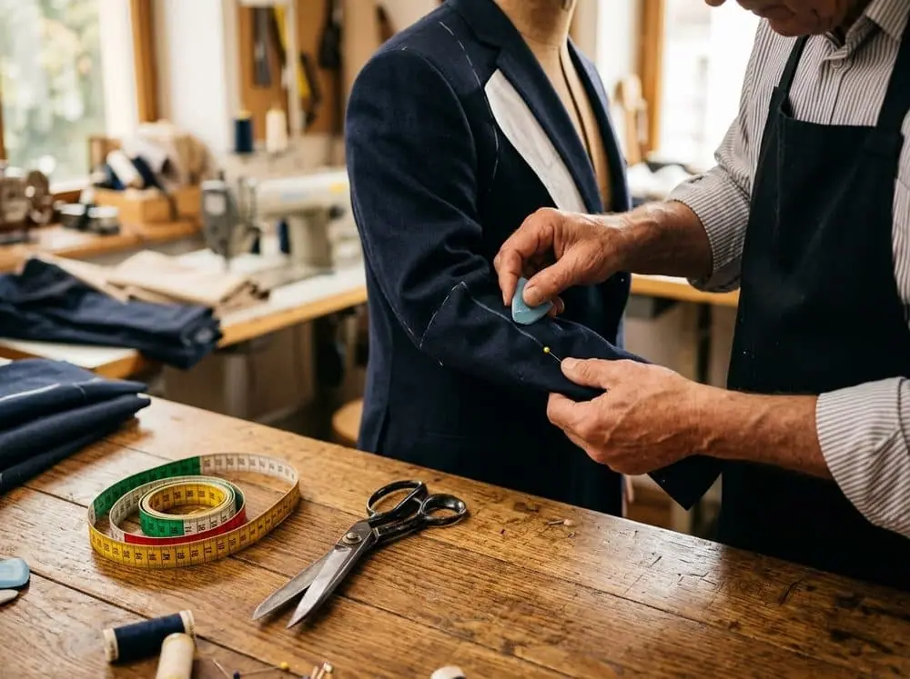 Alterations tailoring at G.Armani Suit